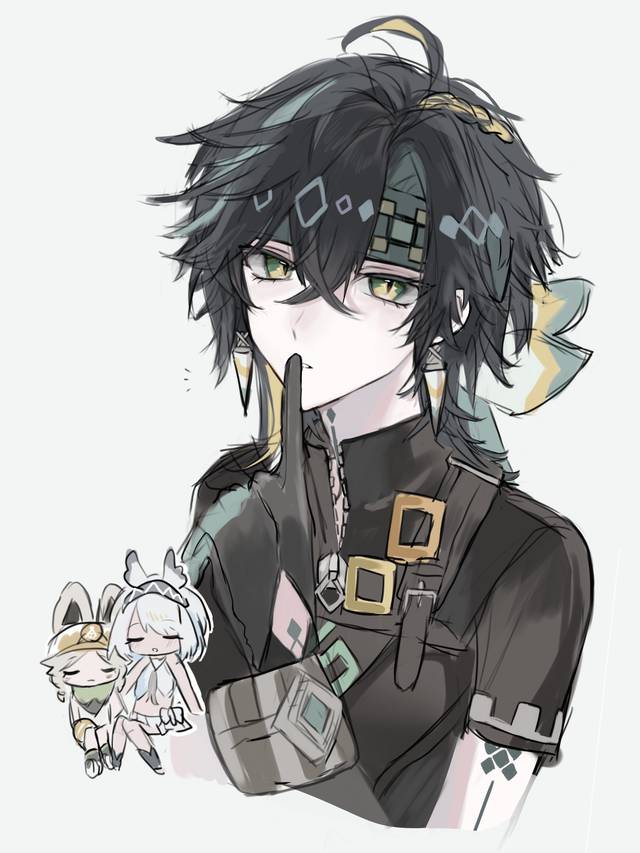 一张原神,基尼奇绘画图片