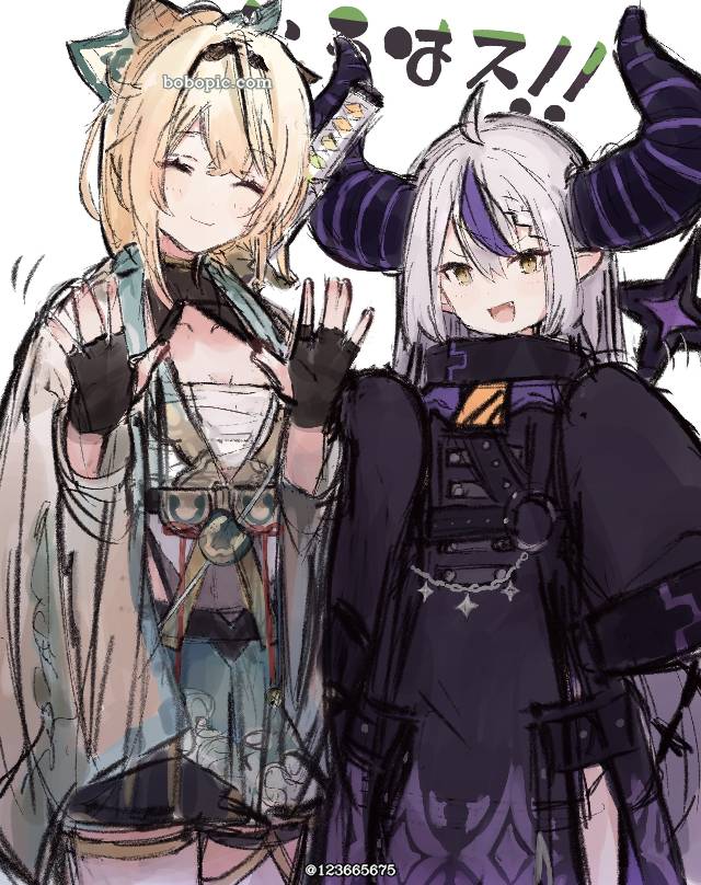 一张风真伊吕波,拉普拉斯·达克妮斯,Hololive,拉普拉斯·达克尼斯绘画图片