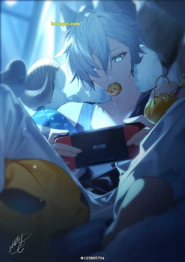 一张男性,万圣节绘画图片