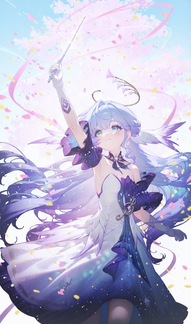 女孩子, 魅惑的大腿, 崩坏：星穹铁道, Honkai: Star Rail, Honkai: Star Rail, 知更鸟（星穹铁道）, young girl, AI 画作