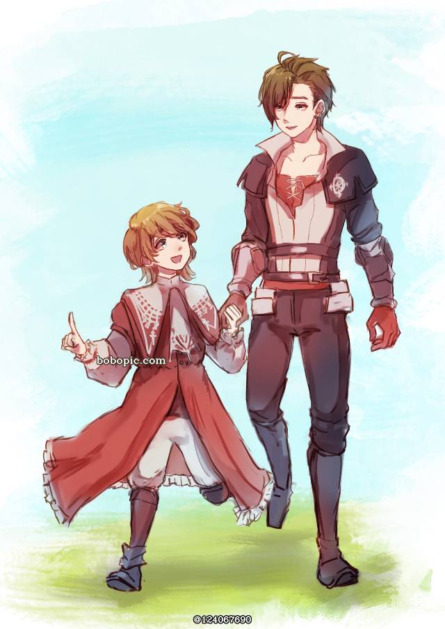 FinalFantasy,Finalfantasyart,Finalfantasyxvi,克莱夫·罗斯菲尔德,约书亚·罗斯菲尔德图片