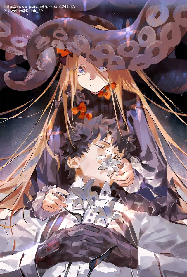 阿比盖尔·威廉姆斯（Fate）, Ritsuka Fujimaru, 咕哒男, 插画, 女孩子