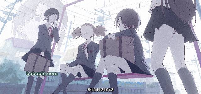 一张小女孩,制服,少女,岩仓玲音,lain绘画图片
