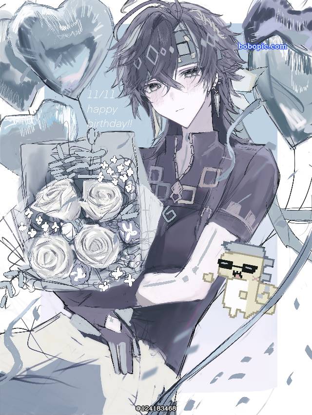 一张原神,基尼奇绘画图片