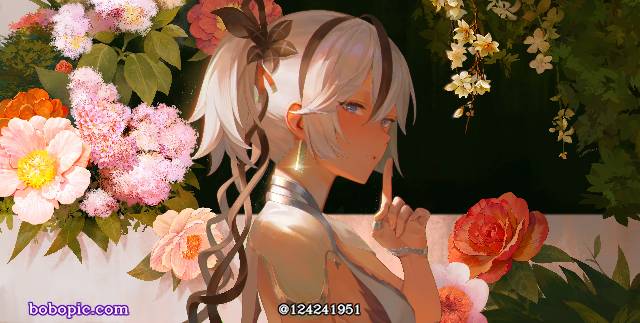 夕立,小女孩,椿,茶花,鸣潮图片