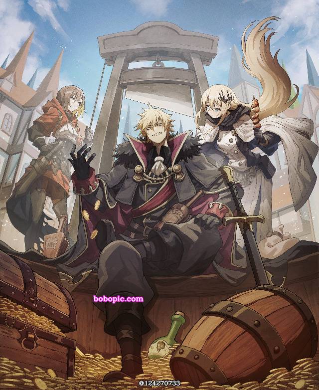 一张奇幻,轻小说,商业绘图绘画图片
