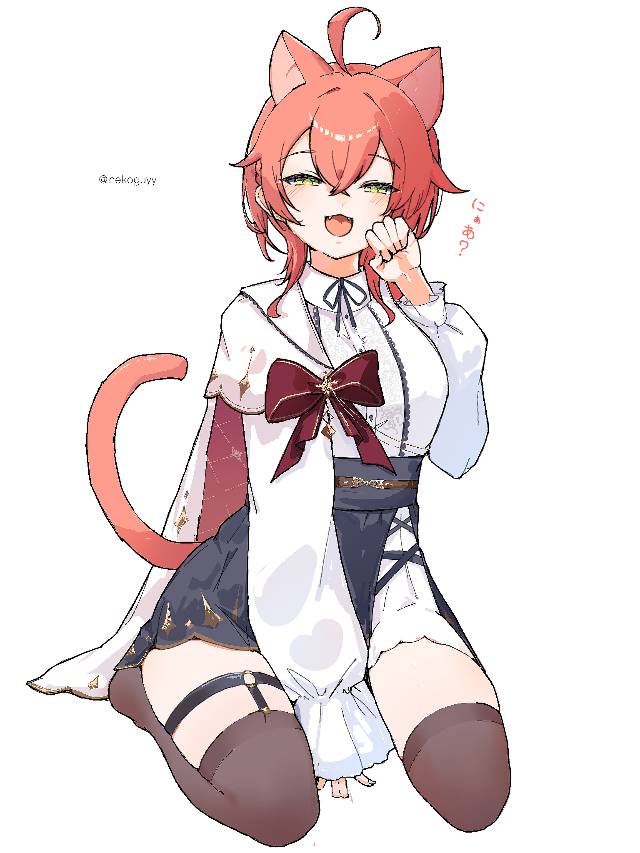 一张狮子堂灯,彩虹社,猫,小女孩绘画图片