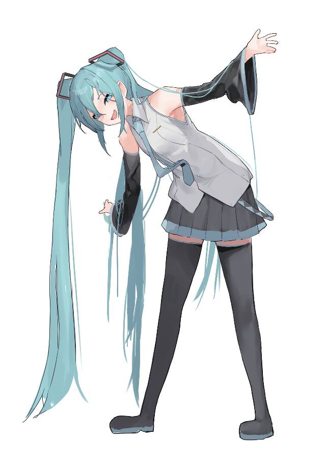一张初音未来绘画图片
