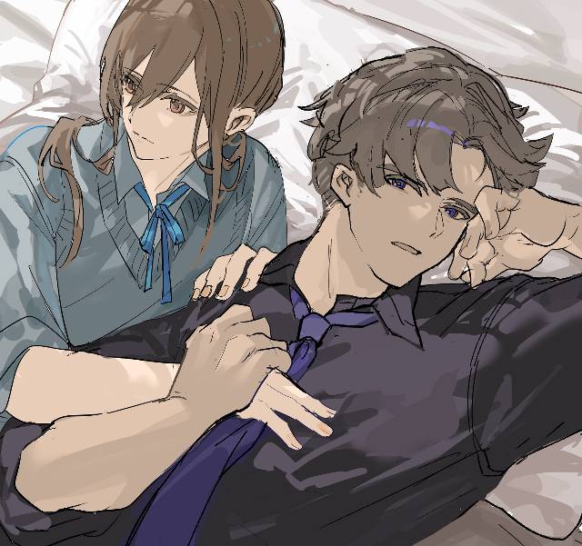 一张JK兄,原创BL,腐向绘画图片