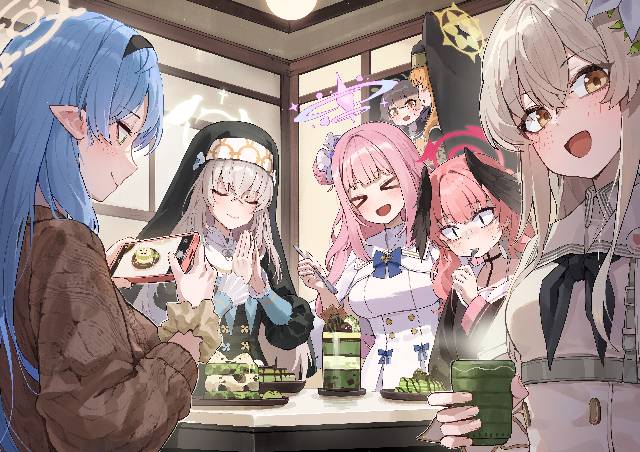 碧蓝档案, Nagisa Kirifuji, Ajitani Hifumi, Mika Misono, Utazumi Sakurako, 苍森美弥