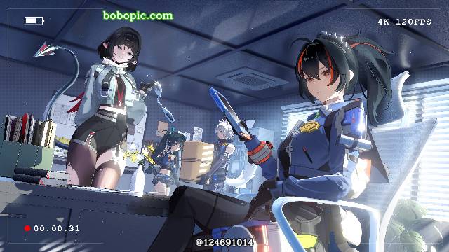 一张ZhuYuan,简·杜,青衣,绝区零,特务捜査班,小女孩,Seth,朱鸢绘画图片
