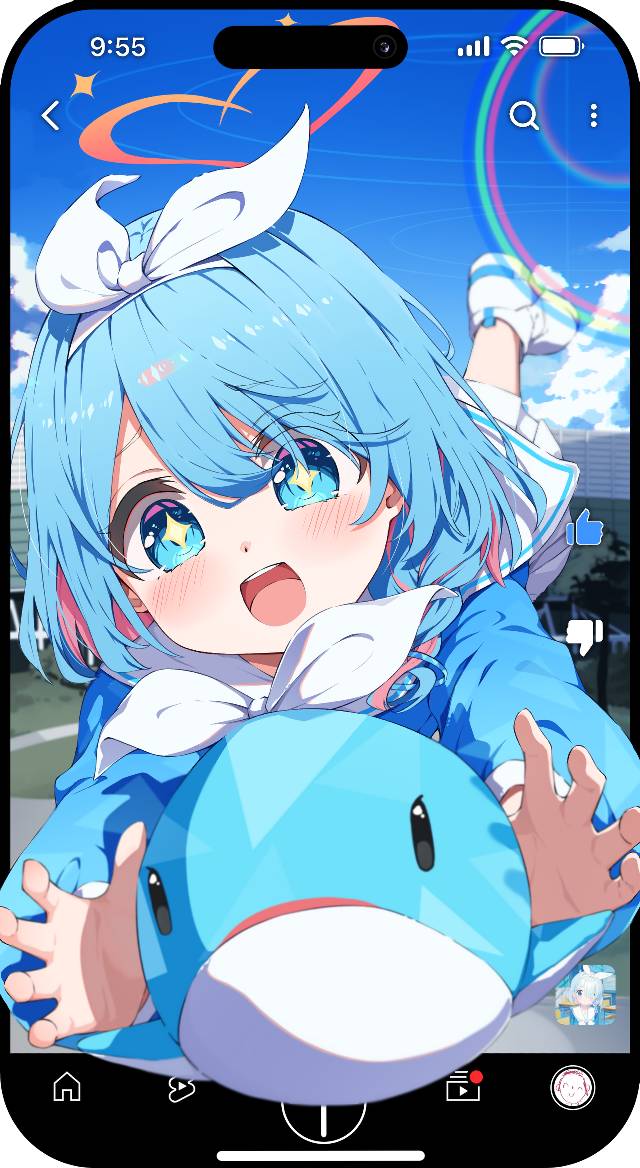 蔚蓝档案,Arrona,小原好美,脸红,萝莉图片