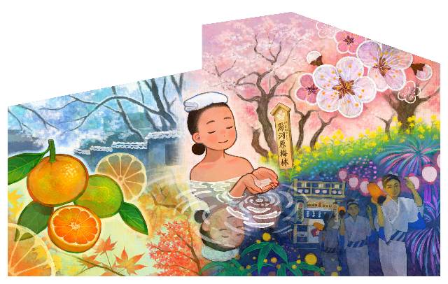 汤河原壁画图片