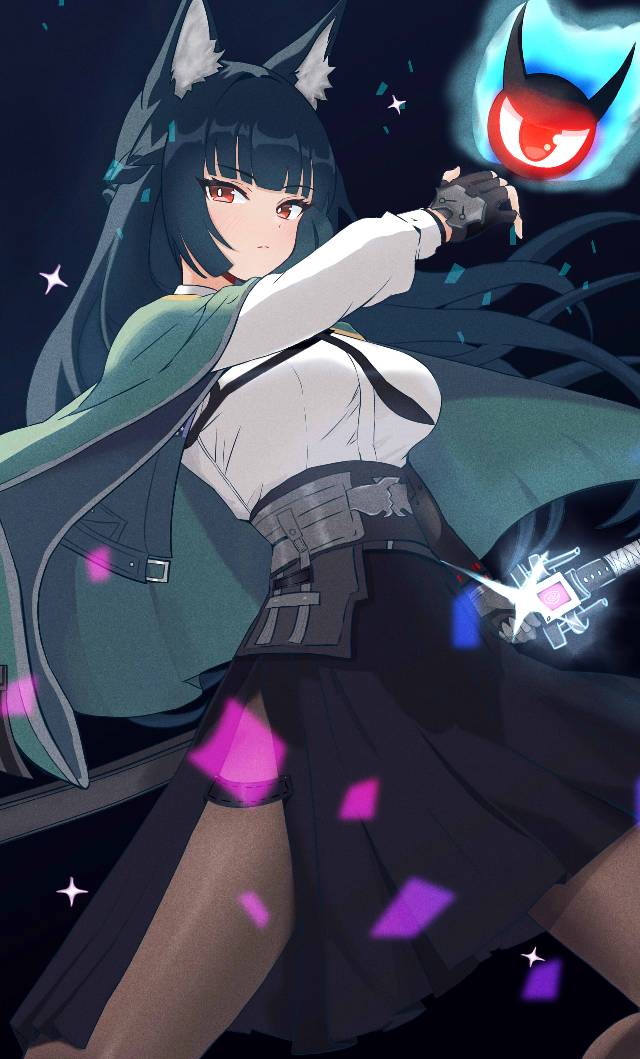 Miyabi Hoshimi, Zenless Zone Zero, 黑丝袜, 兽耳, Miyabi Hoshimi, Zenless Zone Zero 100+ Bookmarks, 绝区零