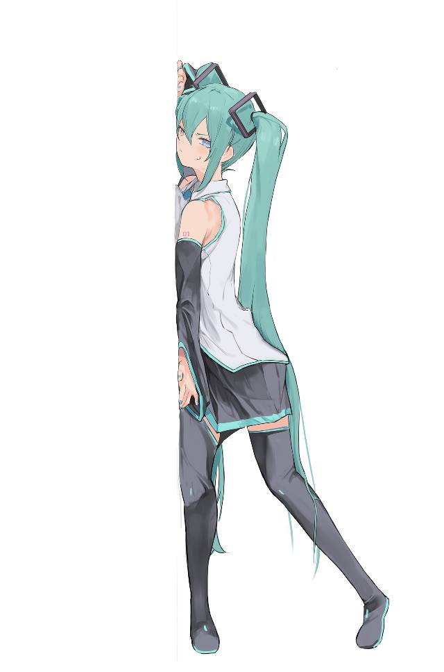 一张初音未来绘画图片
