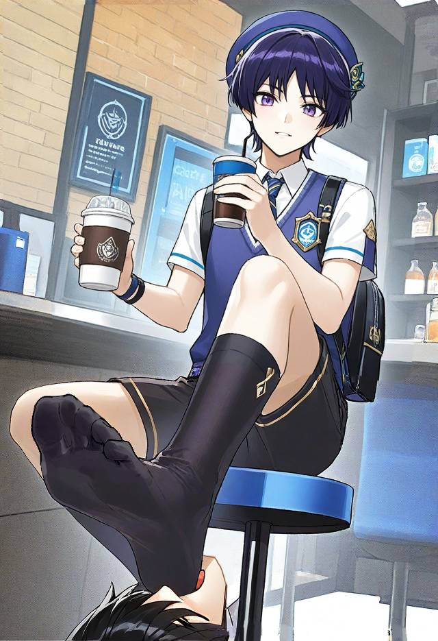 Genshin Impact, wanderer, 恋足癖, 腐向, 正太