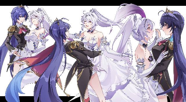 Kiana/Mei, yuri, 琪亚娜·卡斯兰娜, Raiden Mei