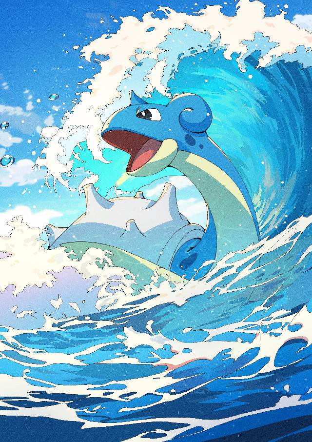 拉普拉斯,pokemon图片
