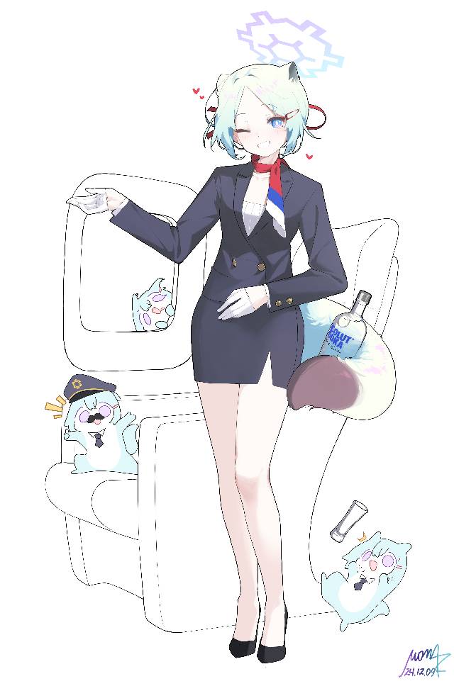 碧蓝档案, Mayoi Shigure, stewardess