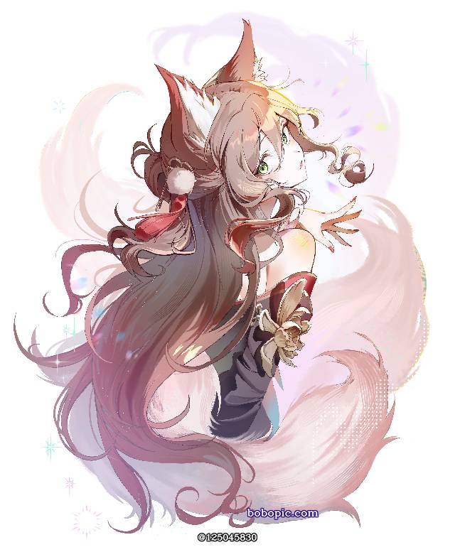 一张少女,停云,Tingyun,美甲,Fugue,崩坏：星穹铁道,小女孩,狐耳绘画图片
