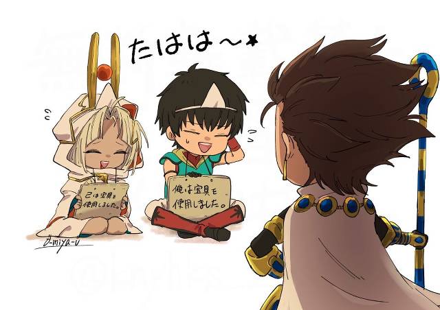 Ozymandias (Fate), Arash (Fate), Ritsuka Fujimaru, 咕哒男, 谁也帮不到你了哦♡