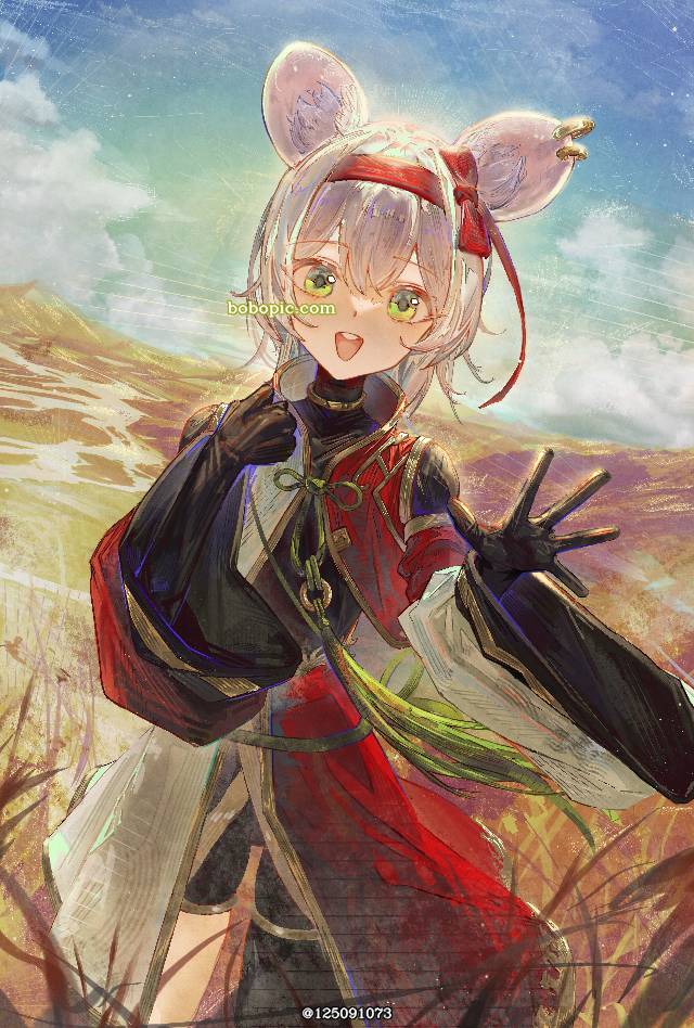 一张小女孩,原创角色绘画图片
