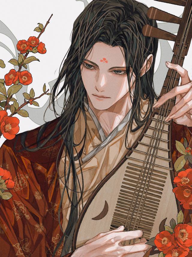 原创, guy, handsome young man, long hair