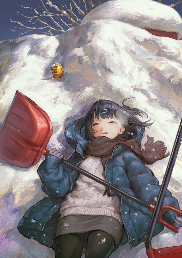 原创, 风景, 女孩子, snow