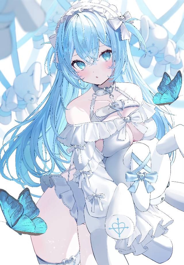 headdress, aqua, 原创