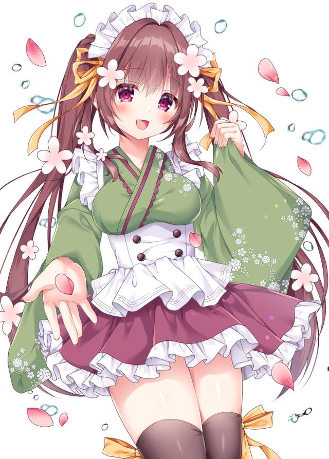 原创, 女孩子, 女仆, Japanese-style maid