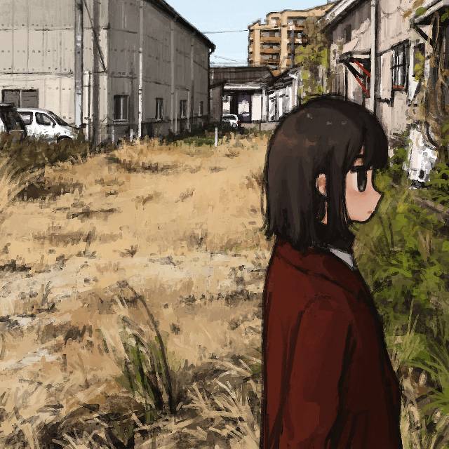 原创, 女孩子, 风景, background