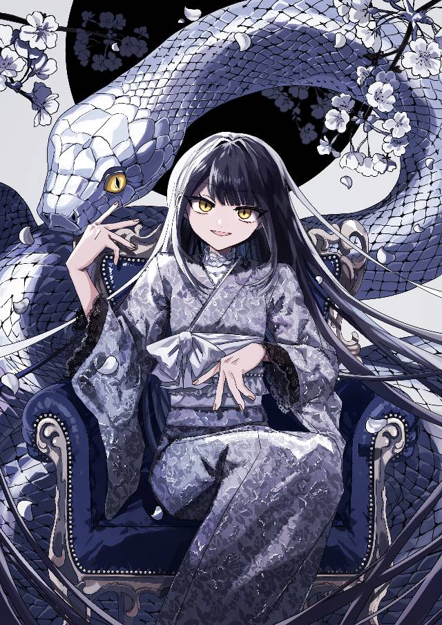 原创, 女孩子, snake