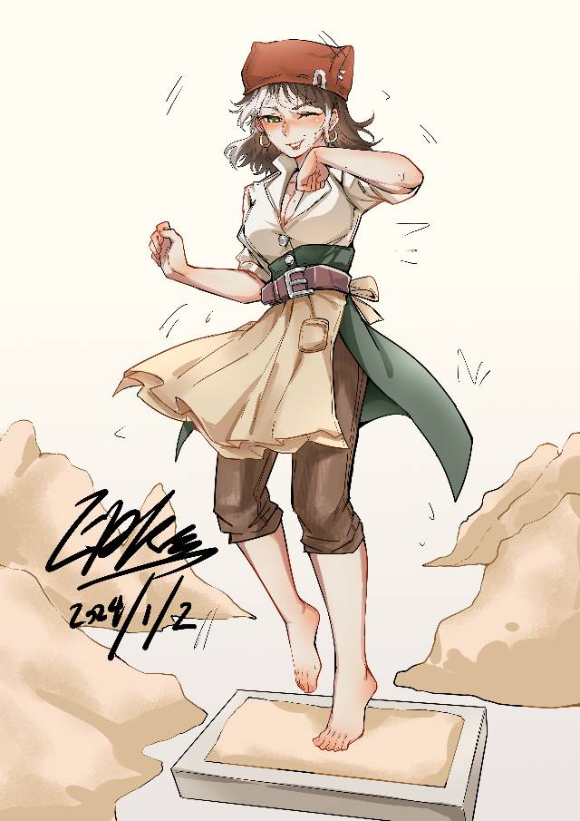 Identity V, 赤脚, 脚底, 脚指, Demi Bourbon