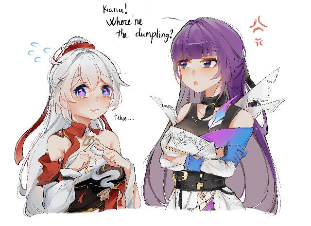 崩坏3, Raiden Mei, Raiden Mei, Kiana/Mei, 琪亚娜·卡斯兰娜, Kiana, yuri