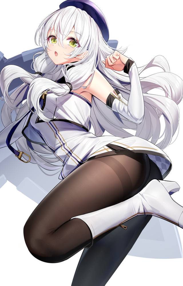 界之轨迹, 黑裤袜, 黑丝袜, 艾尔缇娜·奥莱恩, gray hair, high boots, 胖次, 穿透丝袜的内裤