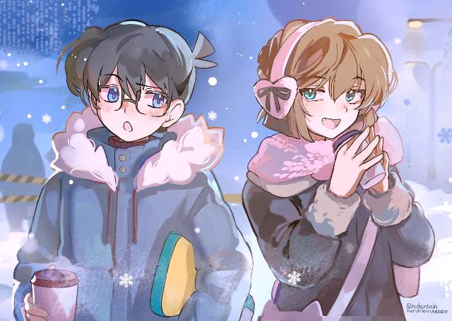 江户川柯南,小女孩图片