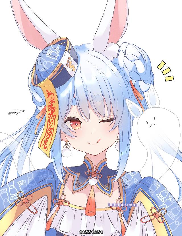 一张僵尸,新衣装,虚拟YouTuber,兔田佩克拉,Hololive绘画图片