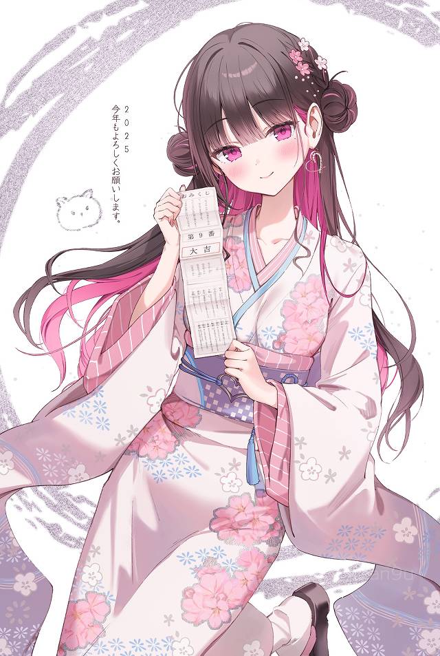 原创, 女孩子, happy New Year