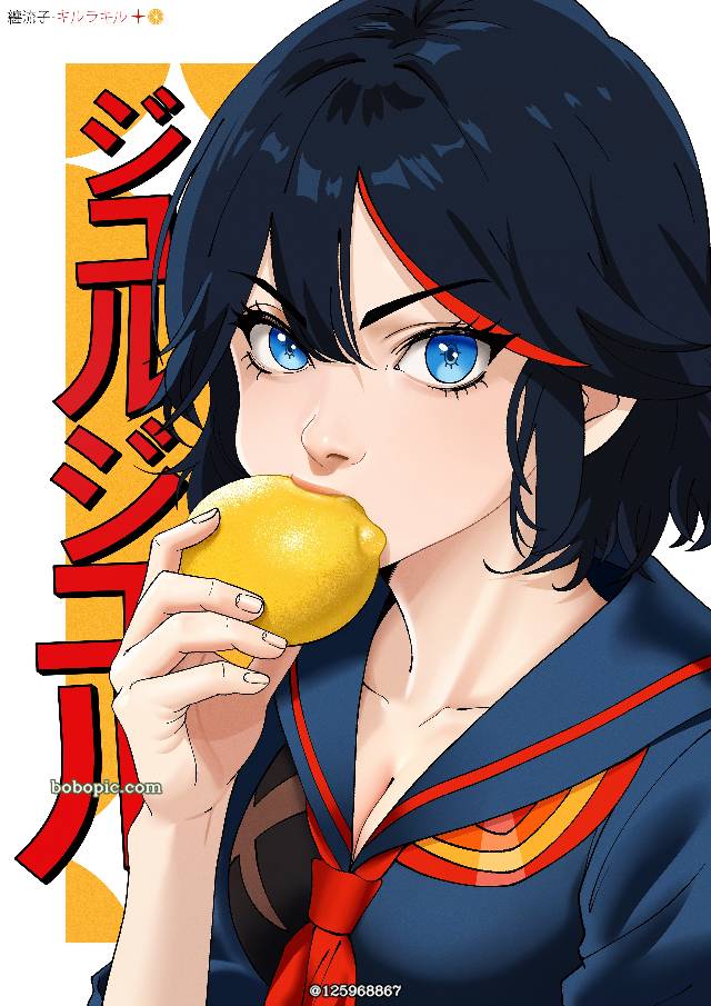 二次创作,斩服少女,缠流子,角色设计,鲜血图片