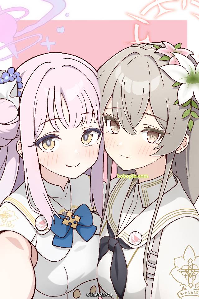 圣园未花,桐藤渚,百合园圣娅,蔚蓝档案图片