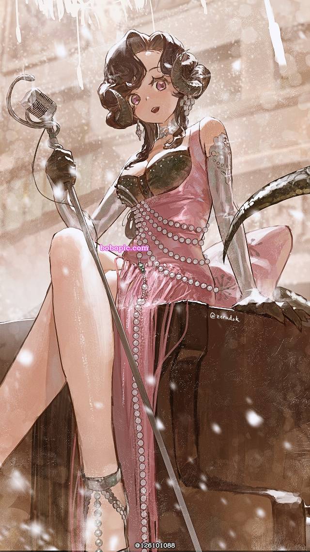 一张唱见,跷二郎腿,派对礼服,小女孩,礼服绘画图片