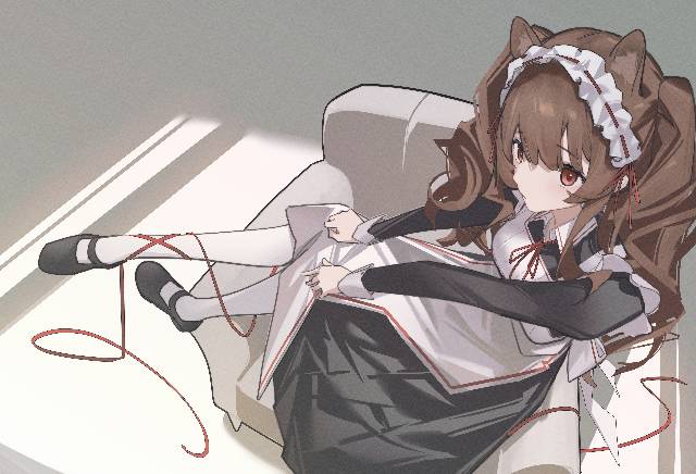 Arknights, 明日方舟, 女孩子, 安洁莉娜(明日方舟), 女仆, Angelina