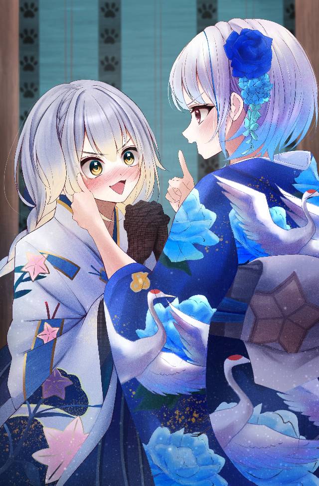 彩虹社, 二次创作, Shioriha Ruri, 莉泽·赫露艾斯塔, Helesta fanart, Virtual Youtuber 100+ bookmarks