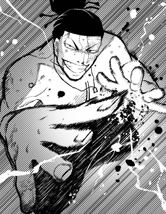 黑白, 二次创作, Aoi Todo, Jujutsu Kaisen
