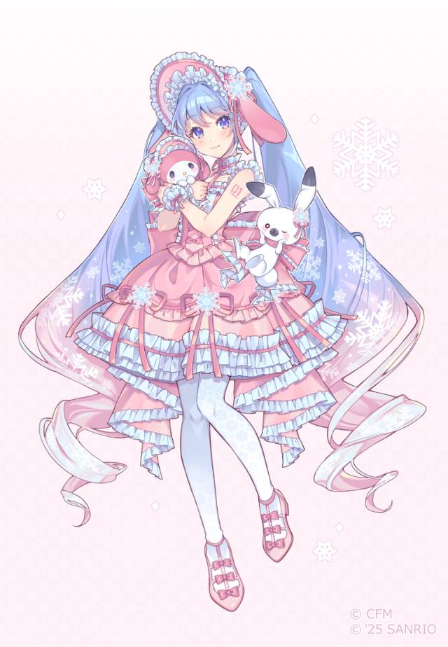 初音未来, My Melody, sanrio, 雪未来, VOCALOID 500收藏