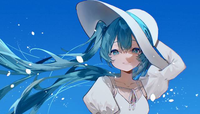 VOCALOID,初音未来,双马尾,小女孩图片