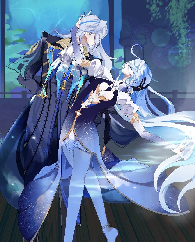 Fontaine, 娜维娅, 那维莱特, 芙卡洛斯, Genshin Impact, Neuvillette/Furina