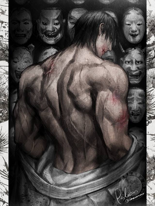 Jujutsu Kaisen, 伏黑甚尔, Papa Fushiguro, Toji Zenin, 肌肉