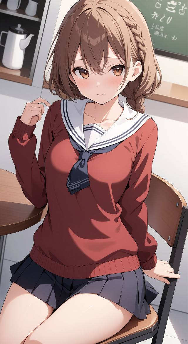 女孩子, 女高中生, uniform, beautiful girl, miniskirt, 大腿, 大腿玩一年, 魅惑的大腿