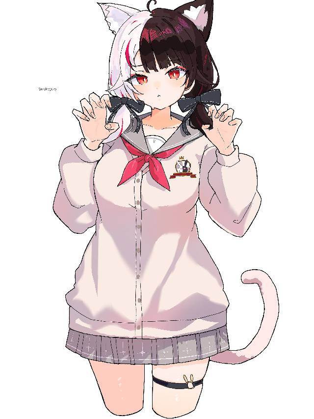 一张彩虹社,夜见蕾娜绘画图片